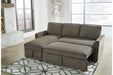 Kerle Charcoal LAF Sleeper Sofa Chaise - SET | 2650516 | 2650545 - Vega Furniture