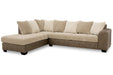 Keskin Sand LAF Sectional - SET | 1840316 | 1840367 | 1840308 | 1840321 - Vega Furniture