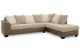 Keskin Sand RAF Sectional - SET | 1840317 | 1840366 - Vega Furniture