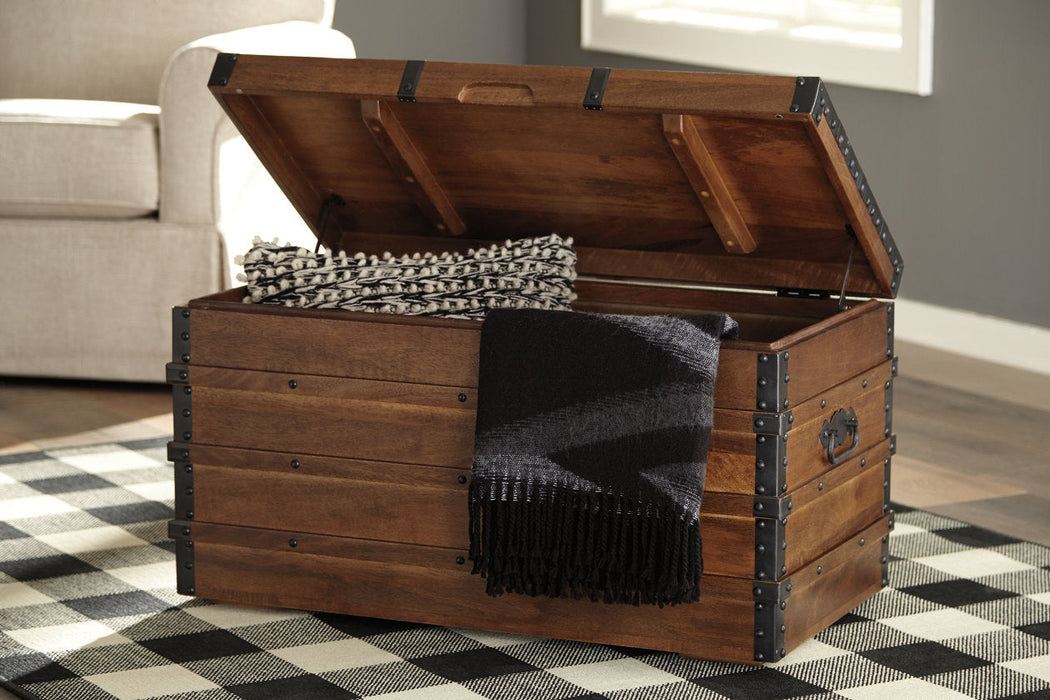 Kettleby Brown Storage Trunk - A4000096 - Vega Furniture