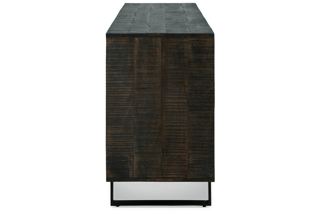 Kevmart Grayish Brown/Black Accent Cabinet - A4000533 - Vega Furniture