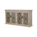 Kiara Light Honey Glass Door Accent Cabinet - 950858 - Vega Furniture