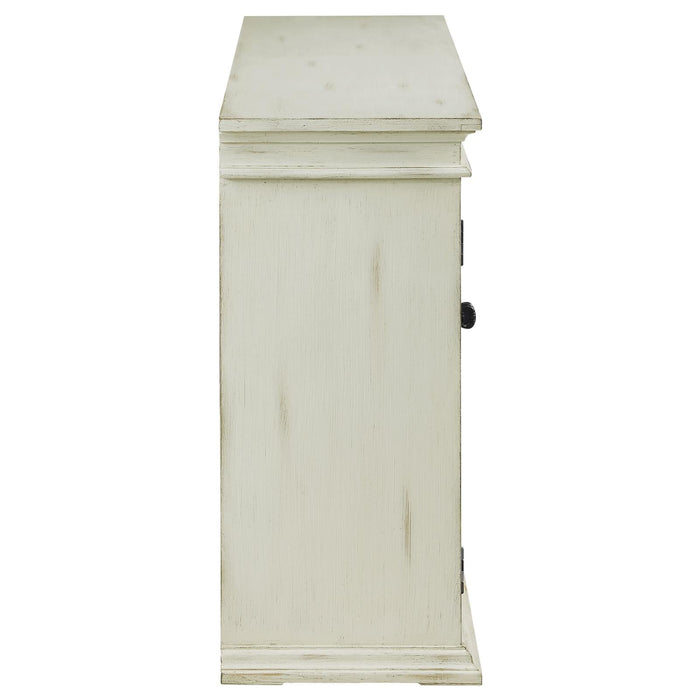 Kiara White 4-Door Accent Cabinet with Adjustable Shelves - 950859 - Vega Furniture