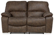 Kilmartin Chocolate Reclining Loveseat - 4240486 - Vega Furniture