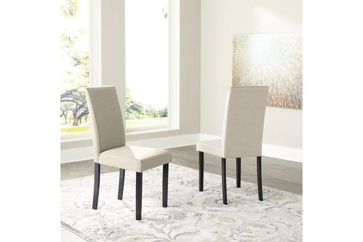 Kimonte Dark Brown/Beige Dining Chair, Set of 2 - D250-05 - Vega Furniture