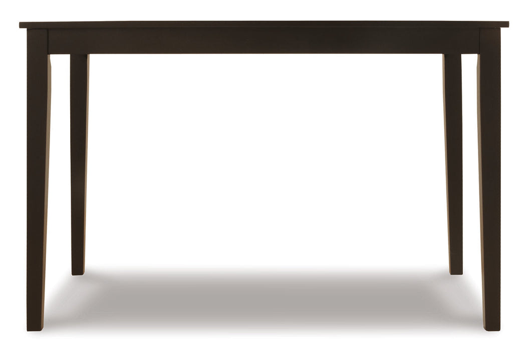 Kimonte Dark Brown Dining Table - D250-25 - Vega Furniture