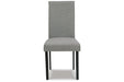 Kimonte Dark Brown/Gray Dining Chair, Set of 2 - D250-06 - Vega Furniture