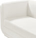 Kimora Linen Textured Fabric Chair Cream - 151Cream-C - Vega Furniture