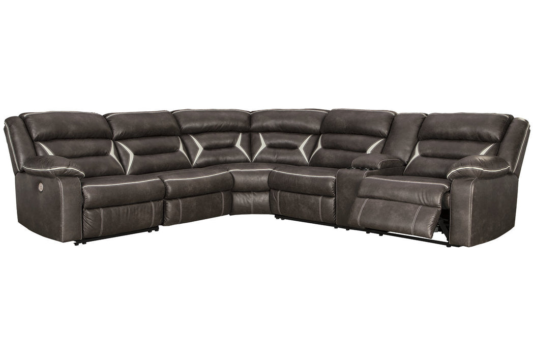 Kincord Midnight 4-Piece Power Reclining Sectional - SET | 1310458 | 1310473 | 1310477 | 1310446 - Vega Furniture