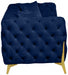 Kingdom Blue Velvet Sofa - 695Navy-S - Vega Furniture