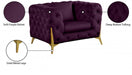 Kingdom Purple Velvet Chair - 695Purple-C - Vega Furniture