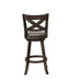 Kipper 29" Gray Swivel Barstool, Set of 2 - 2993C-29-GY - Vega Furniture