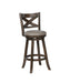 Kipper 29" Gray Swivel Barstool, Set of 2 - 2993C-29-GY - Vega Furniture