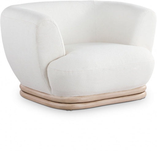 Kipton Cream Boucle Fabric Chair - 648Cream-C - Vega Furniture