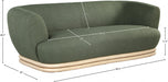 Kipton Green Boucle Fabric Sofa - 648Green-S - Vega Furniture