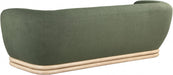 Kipton Green Boucle Fabric Sofa - 648Green-S - Vega Furniture