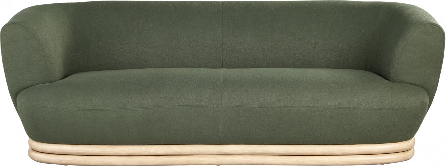 Kipton Green Boucle Fabric Sofa - 648Green-S - Vega Furniture