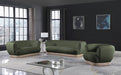 Kipton Green Boucle Fabric Sofa - 648Green-S - Vega Furniture