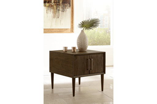 Kisper Dark Brown End Table - T802-2 - Vega Furniture