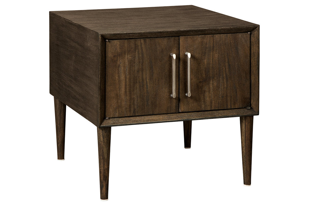 Kisper Dark Brown End Table - T802-2 - Vega Furniture