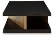 Kocomore Brown/Natural Coffee Table - T847-1 - Vega Furniture