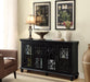 Kovu Black 4-Door Accent Cabinet - 950639 - Vega Furniture