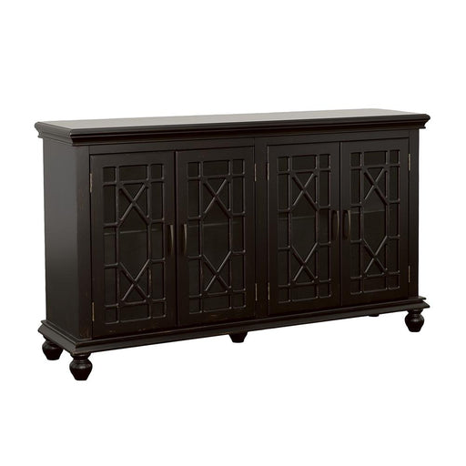 Kovu Black 4-Door Accent Cabinet - 950639 - Vega Furniture