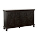 Kovu Black 4-Door Accent Cabinet - 950639 - Vega Furniture