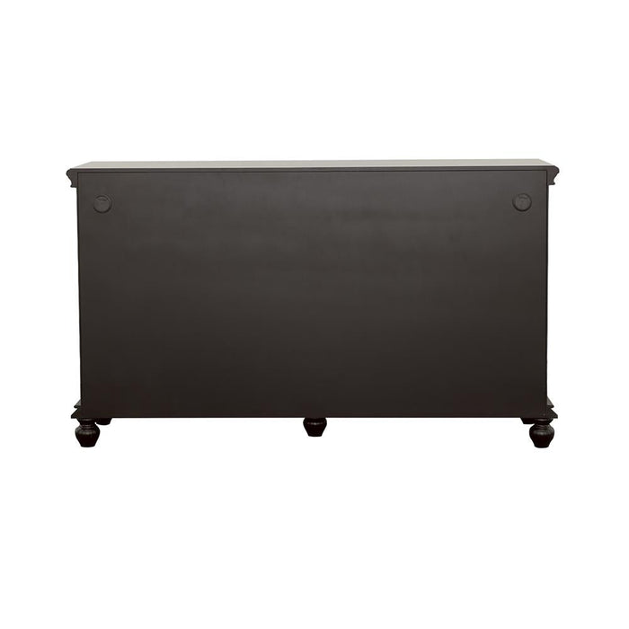 Kovu Black 4-Door Accent Cabinet - 950639 - Vega Furniture