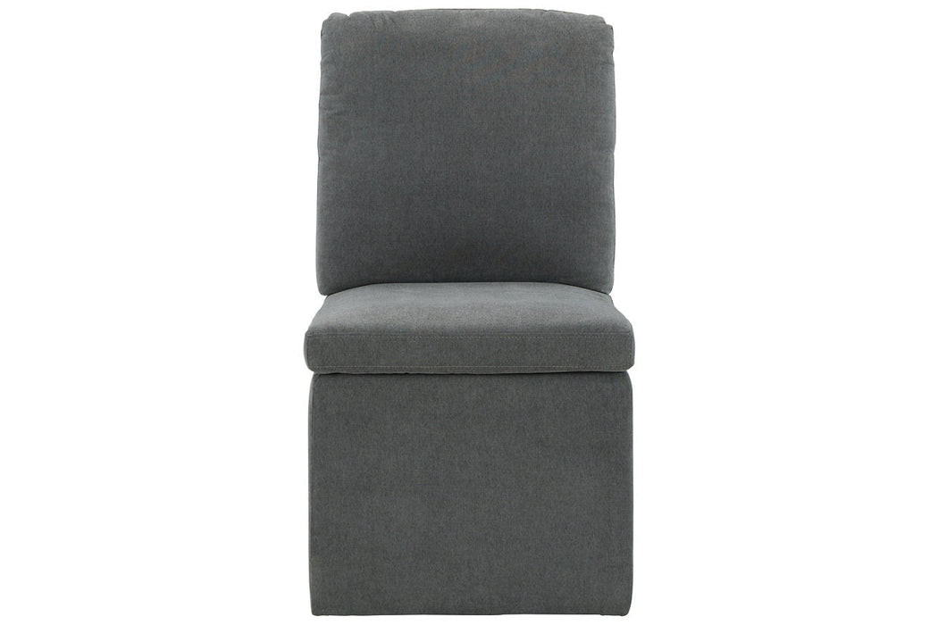 Krystanza Charcoal Dining Chair, Set of 2 - D766-01 - Vega Furniture