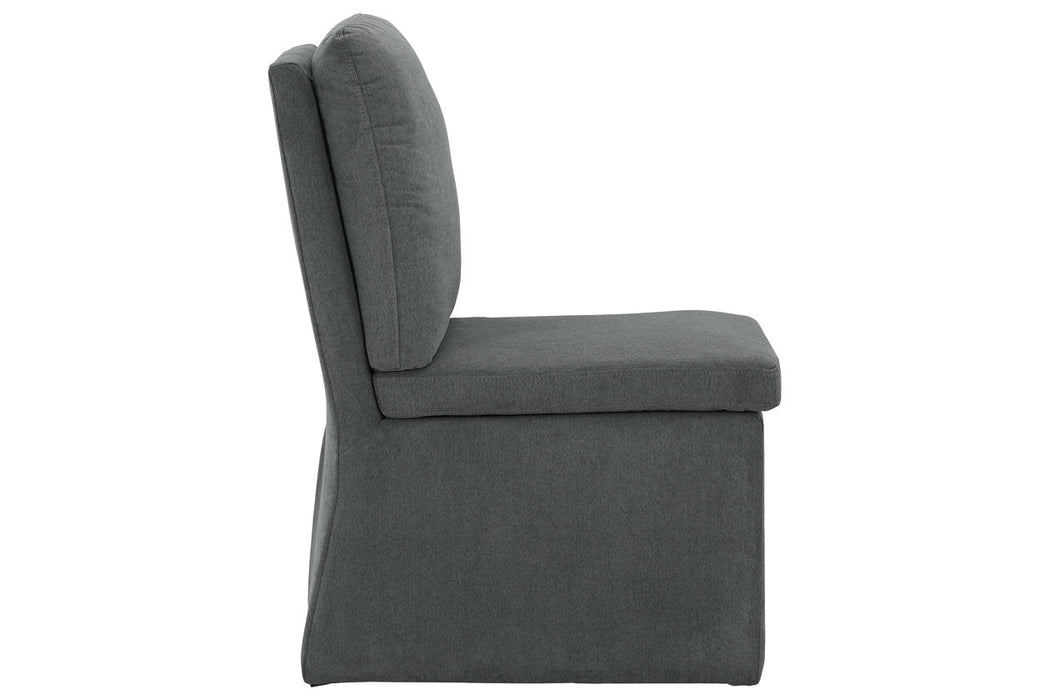 Krystanza Charcoal Dining Chair, Set of 2 - D766-01 - Vega Furniture