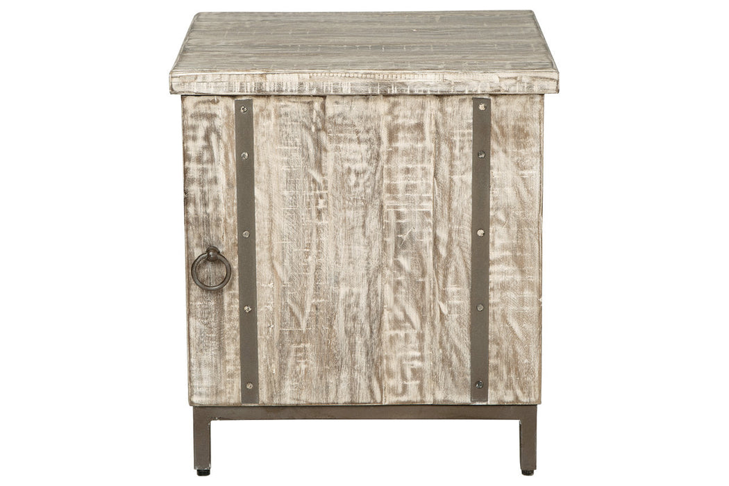 Laddford Whitewash Accent Cabinet - A4000506 - Vega Furniture