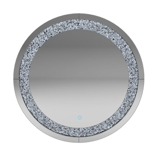 Landar Silver Round Wall Mirror - 961525 - Vega Furniture