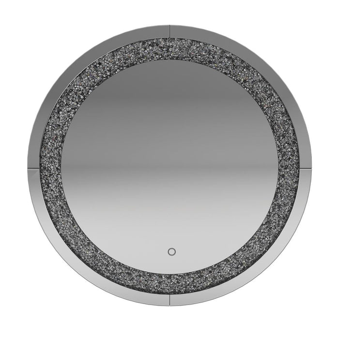 Landar Silver Round Wall Mirror - 961525 - Vega Furniture