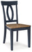 Landocken Brown/Blue Dining Chair, Set of 2 - D502-01 - Vega Furniture