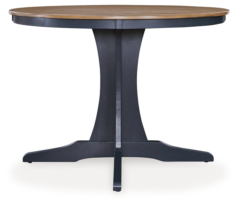 Landocken Brown/Blue Dining Table - D502-15 - Vega Furniture