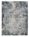 Langrich Blue/Gray/Cream Medium Rug - R406132 - Vega Furniture