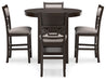 Langwest Brown Counter Height Dining Table and 4 Barstools (Set of 5) - D422-223 - Vega Furniture