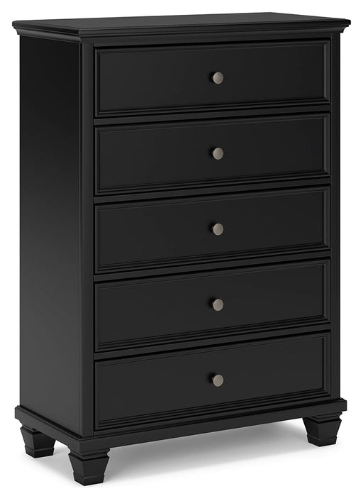 Lanolee Black Chest of Drawers - B687-46 - Vega Furniture
