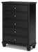 Lanolee Black Chest of Drawers - B687-46 - Vega Furniture