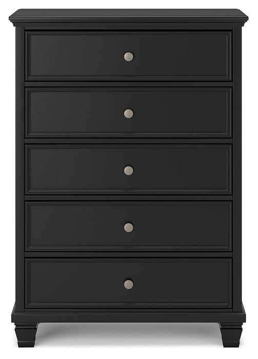 Lanolee Black Chest of Drawers - B687-46 - Vega Furniture