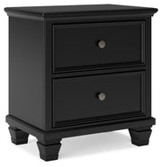 Lanolee Black Nightstand - B687-92 - Vega Furniture