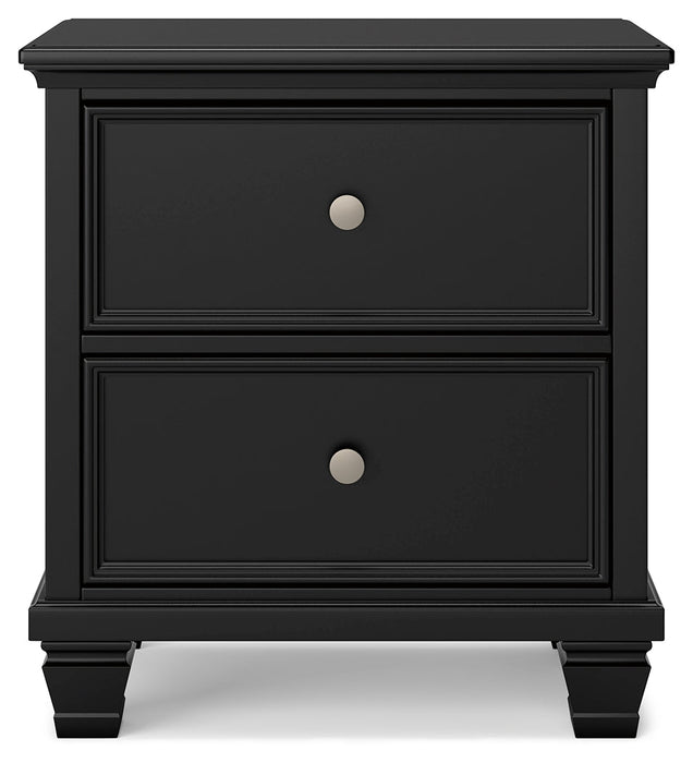 Lanolee Black Nightstand - B687-92 - Vega Furniture