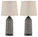 Lanson Antique Bronze Finish Table Lamp, Set of 2 - L204454 - Vega Furniture