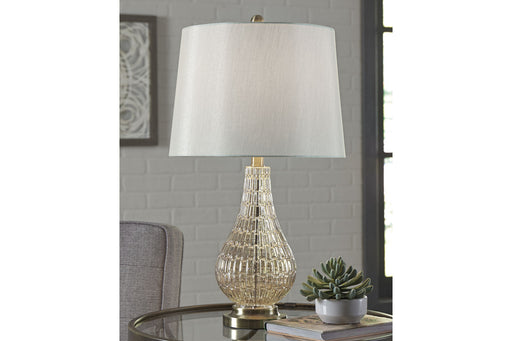 Latoya Champagne Table Lamp - L430594 - Vega Furniture