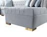 Lauren Pearl Velvet Double Chaise Sectional - LAURENPEARL-SEC - Vega Furniture