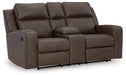 Lavenhorne Granite Reclining Loveseat with Console - 6330694 - Vega Furniture