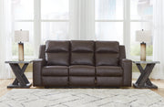 Lavenhorne Granite Reclining Sofa with Drop Down Table - 6330689 - Vega Furniture