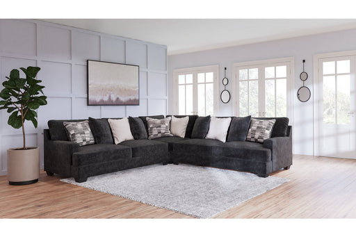 Lavernett Charcoal 3-Piece Sectional - SET | 5960366 | 5960367 | 5960377 - Vega Furniture