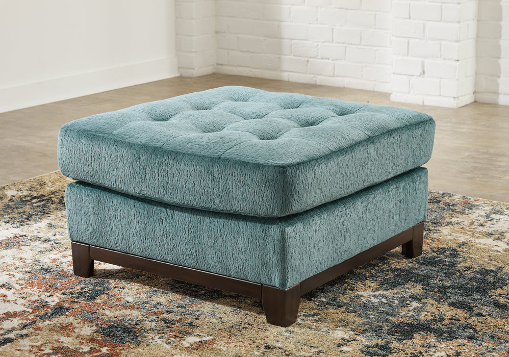 Laylabrook Teal Oversized Accent Ottoman - 9220608 - Vega Furniture